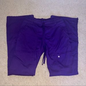 Purple Cherokee scrub pants